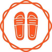 Slippers Vector Icon