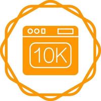 10k Vector Icon