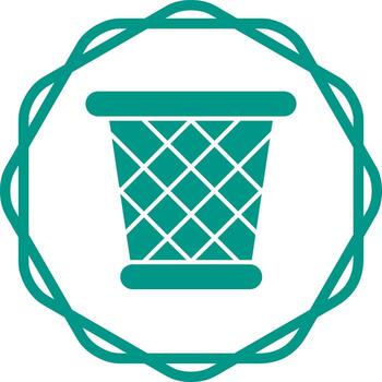 Paper Bin Vector Icon