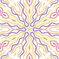 Abstract kaleidoscope background. Beautiful kaleidoscope seamless pattern. Multicolor mosaic texture. Seamless kaleidoscope texture. Unique kaleidoscope design vector