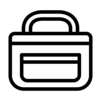 Bag Icon Design vector