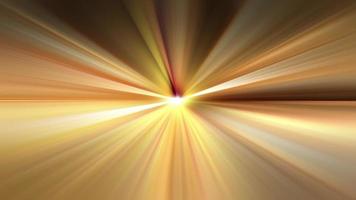 Abstract loop yellow gold  radial flicker shine flare light video