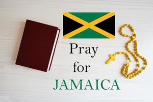 orar para Jamaica. rosario y santo Biblia antecedentes. foto