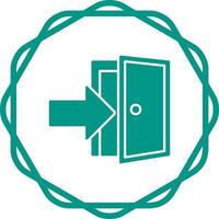 Exit Door Vector Icon