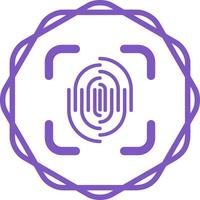 Fingerprint Vector Icon