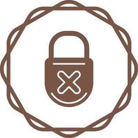 Unprotected Vector Icon
