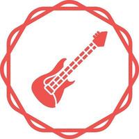 icono de vector de guitarra eléctrica