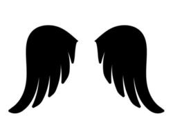 angel wings in heaven hawk feather wing pattern vector