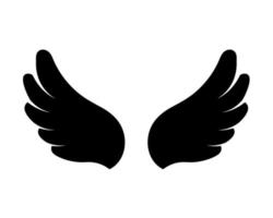 angel wings in heaven hawk feather wing pattern vector