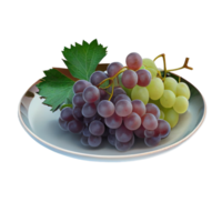 mazzo di uva su png trasparente sfondo