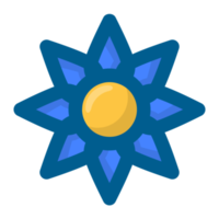 blu fiore no sfondo gratuito png