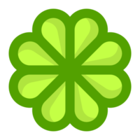 green flower no background free png