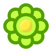 vert fleur non Contexte gratuit png