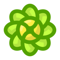 vert fleur non Contexte gratuit png