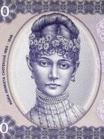 Maria Henrietta Chotekova a portrait from money photo
