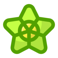 green flower no background free png