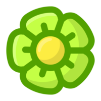 green flower no background free png