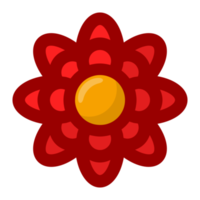 mooi rood bloem vrij PNG