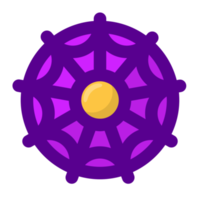 purple flower element free PNG