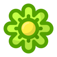 verde fiore trasparente sfondo gratuito png