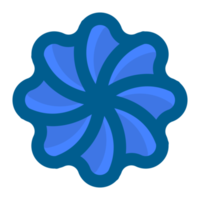 blue flower no background free png