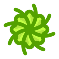 green flower transparent background free PNG