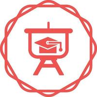 Graduation Presentation Vector Icon