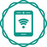 Phone With Signal Vector Icon