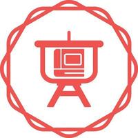Education Presentation Vector Icon