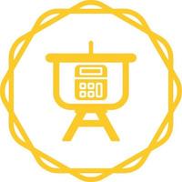 Calculation Presentation Vector Icon