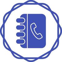 Contact Book Vector Icon