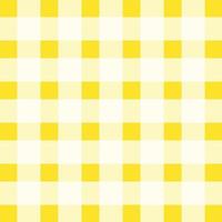 Check pattern background.Yellow white check vector