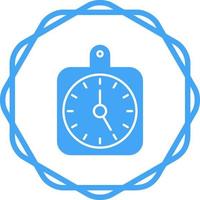 icono de vector de reloj de pared