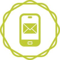 icono de vector de correo de teléfono inteligente