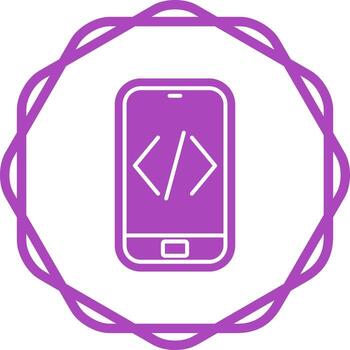 icono de vector de codificación