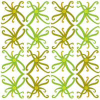 various forms of typical Kalimantan batik png