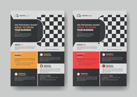 corporate business multipurpose flyer design and brochure cover page template vector