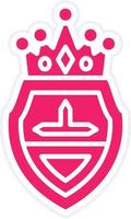Crest Vector Icon Style