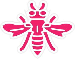 Honeybee Vector Icon Style