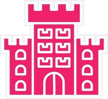 Castle Vector Icon Style