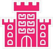 Castle Vector Icon Style