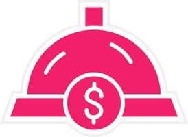 Catering Fee Vector Icon Style