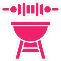 Barbecue Vector Icon Style