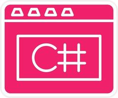 C Sharp Vector Icon Style