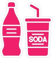 soda vector icono estilo