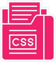 Css File Vector Icon Style
