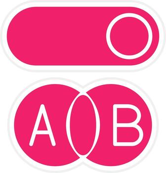 Boolean Vector Icon Style