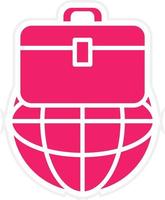 Global Business Vector Icon Style