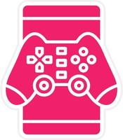 Mobile Gaming Vector Icon Style