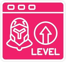 Level Up Vector Icon Style